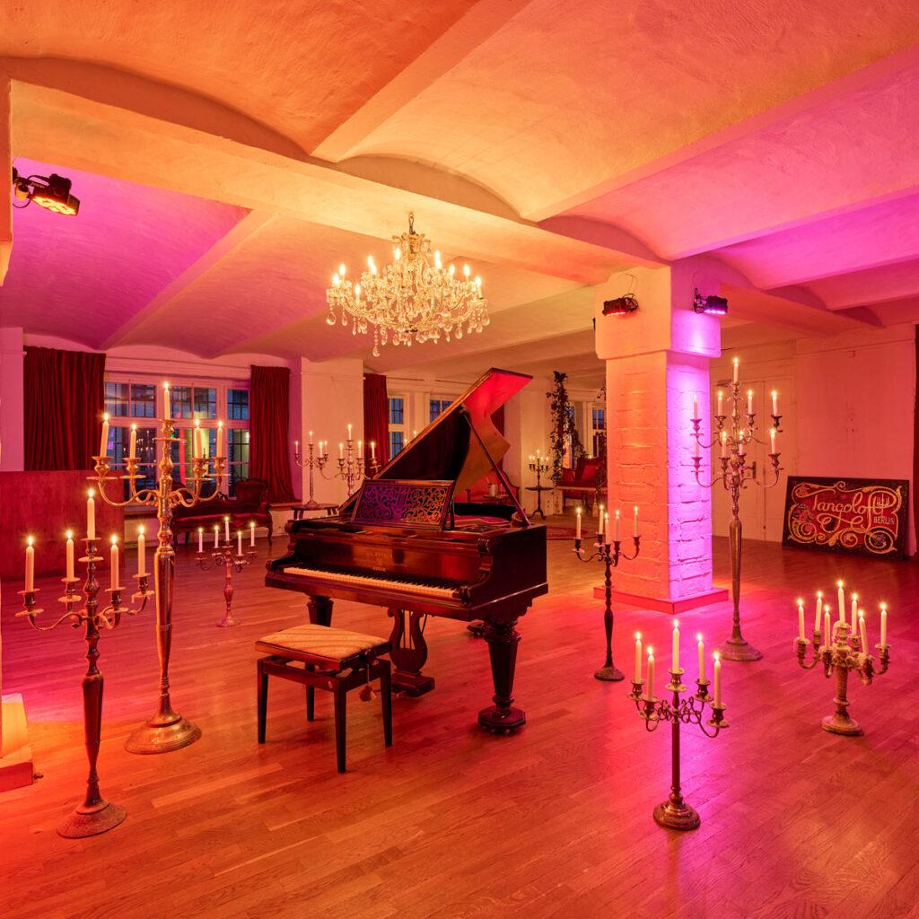 Tango Loft new location with vaulted ceilings next to the Spree